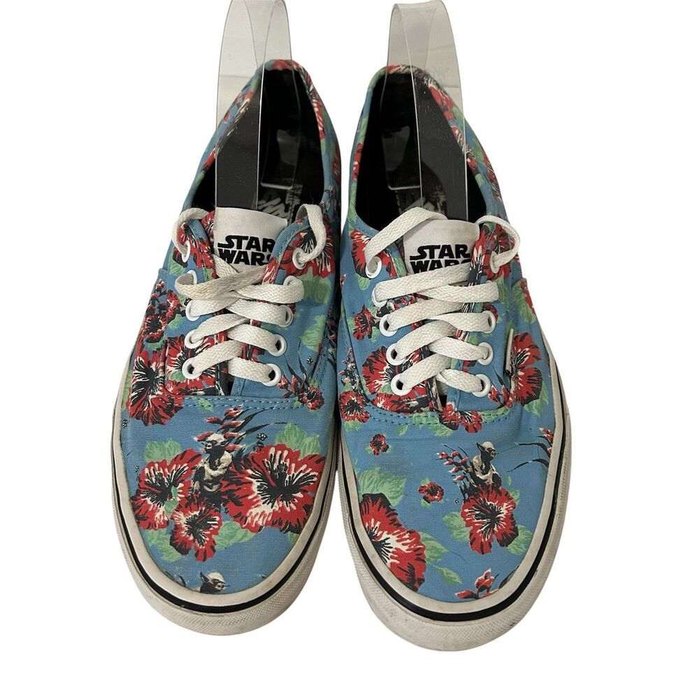Vans Star Wars Aloha Yoda Sneakers Blue Rare Men's US 10.5 Women's 12 Skater